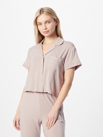 Hunkemöller Pajama Shirt in Pink: front