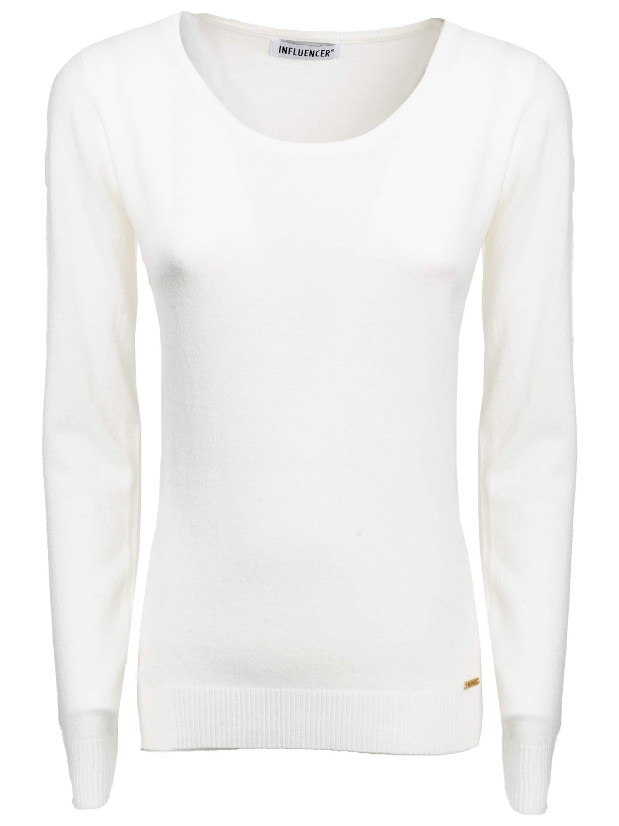 Pullover di Influencer in bianco: frontale