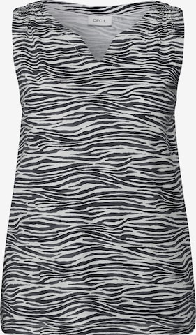 CECIL Top in Grau: Vorderseite