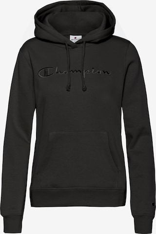 Champion Authentic Athletic Apparel Sweatshirt 'Icons' in Schwarz: Vorderseite