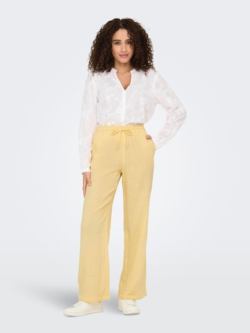 Wide Leg Pantalon 'JDYTheis' JDY en jaune