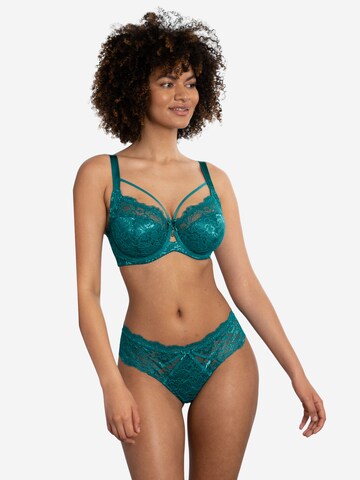 SugarShape String 'Eliana Velvet' in Groen: voorkant