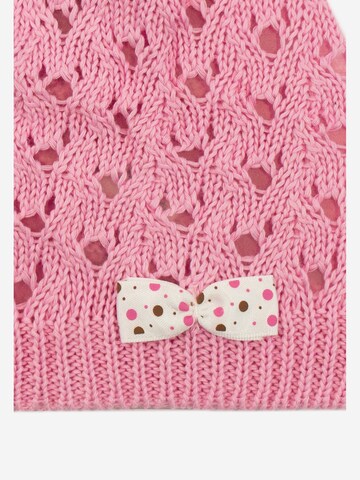 Aliap Beanie 'Schleife' in Pink
