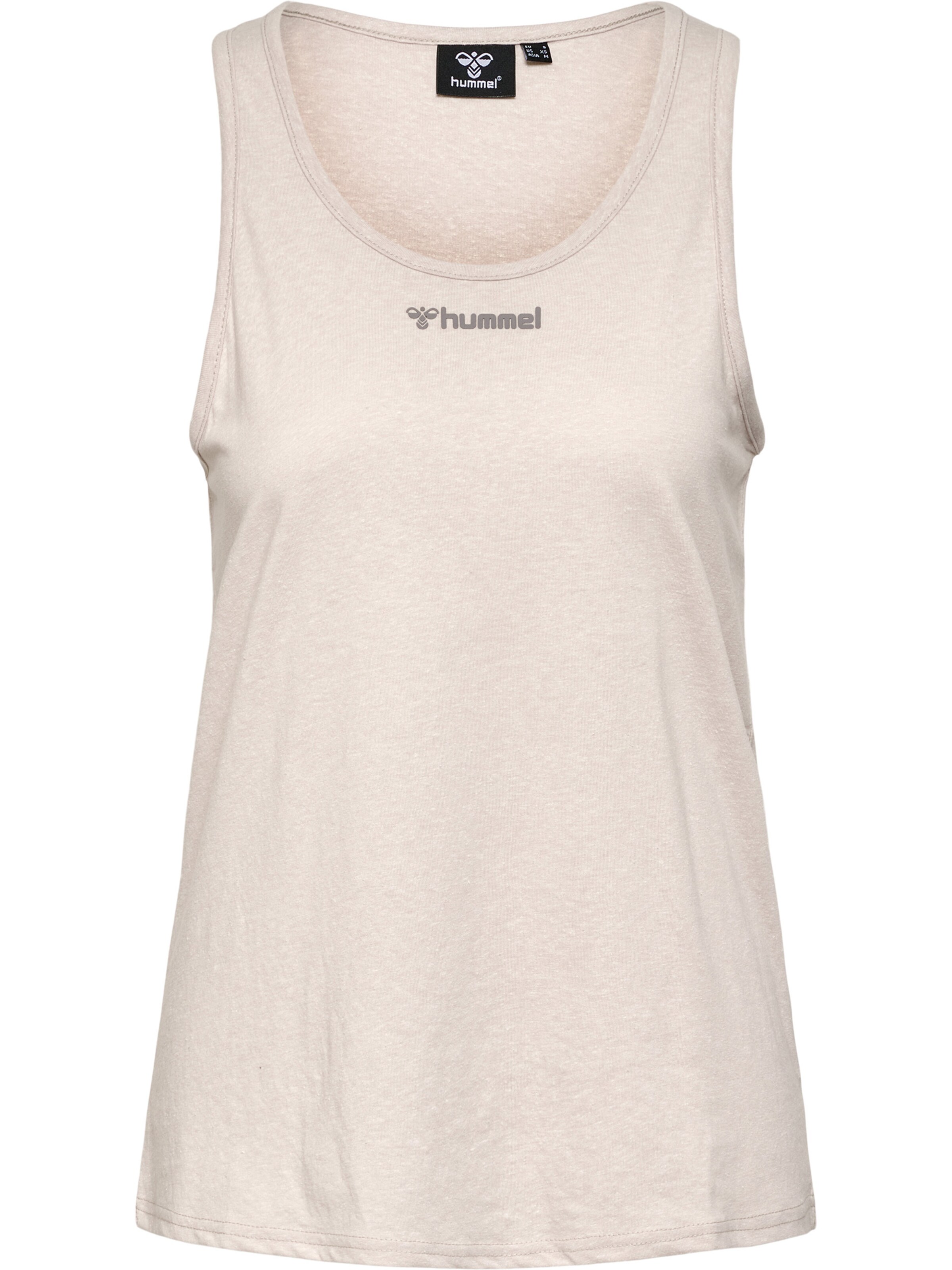 Hummel Top in Beige: voorkant