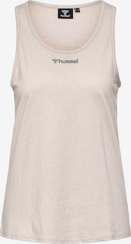 Hummel Top in Beige: voorkant