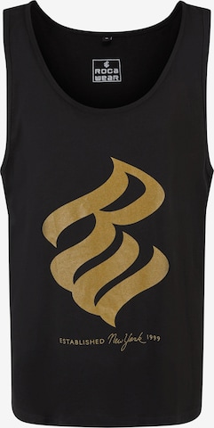 ROCAWEAR Футболка в Черный: спереди
