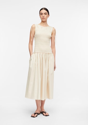 COMMA Kleid in Beige: Vorderseite