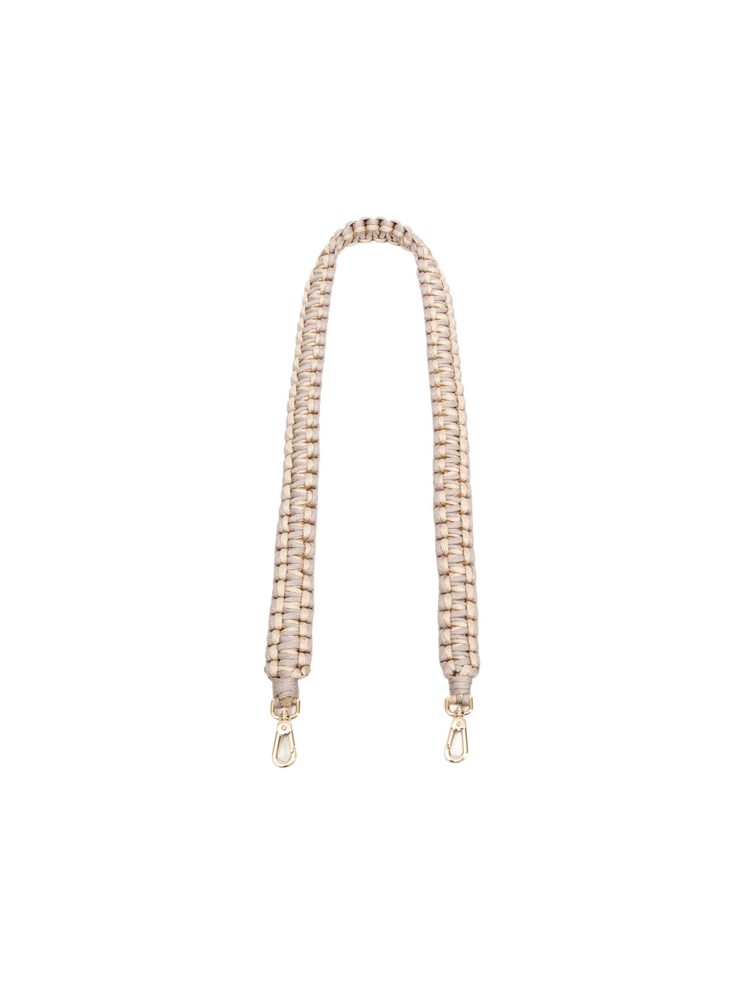 Clio Bag accessories '95CM KALEIDOSCOPE NON ADJUSTABLE STRAP NYLON METALLIC' in Gold: front