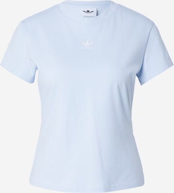 T-shirt 'Essentials' ADIDAS ORIGINALS en bleu : devant