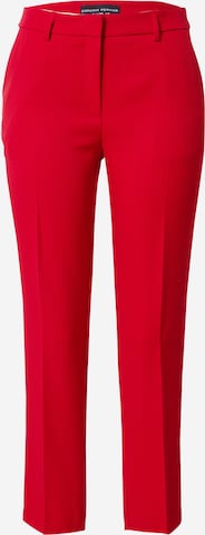 Pantalon à plis 'Grazer' Dorothy Perkins en rouge : devant