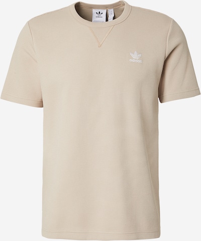 Marškinėliai 'Trefoil Essentials' iš ADIDAS ORIGINALS, spalva – smėlio spalva / balta, Prekių apžvalga