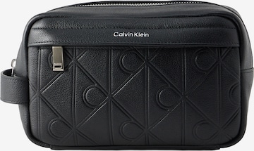juoda Calvin Klein Tualeto reikmenų / kosmetikos krepšys: priekis