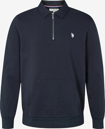 Pull-over 'Theodor' U.S. POLO ASSN. en bleu : devant