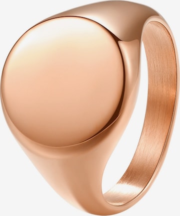 Hey Happiness Ring 'Signet' in Gold: Vorderseite