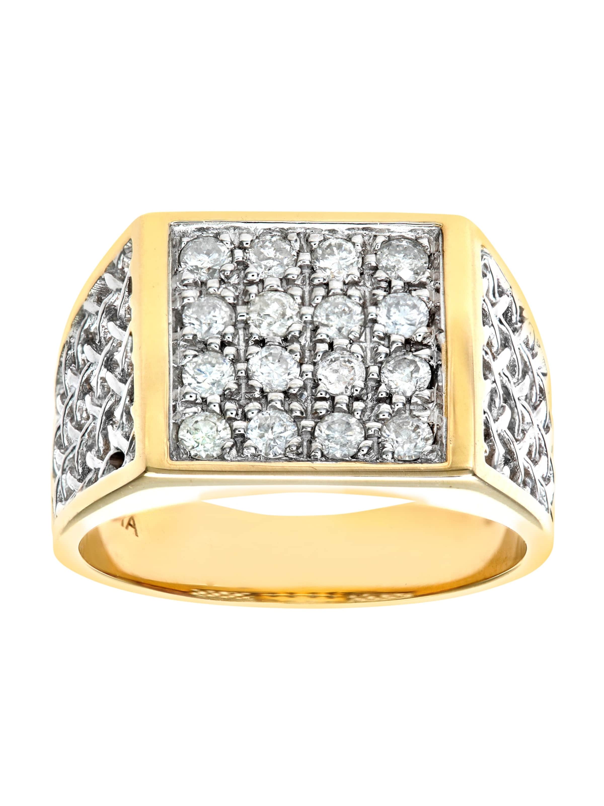 DIAMANT LETERNEL Ring in Gold: front