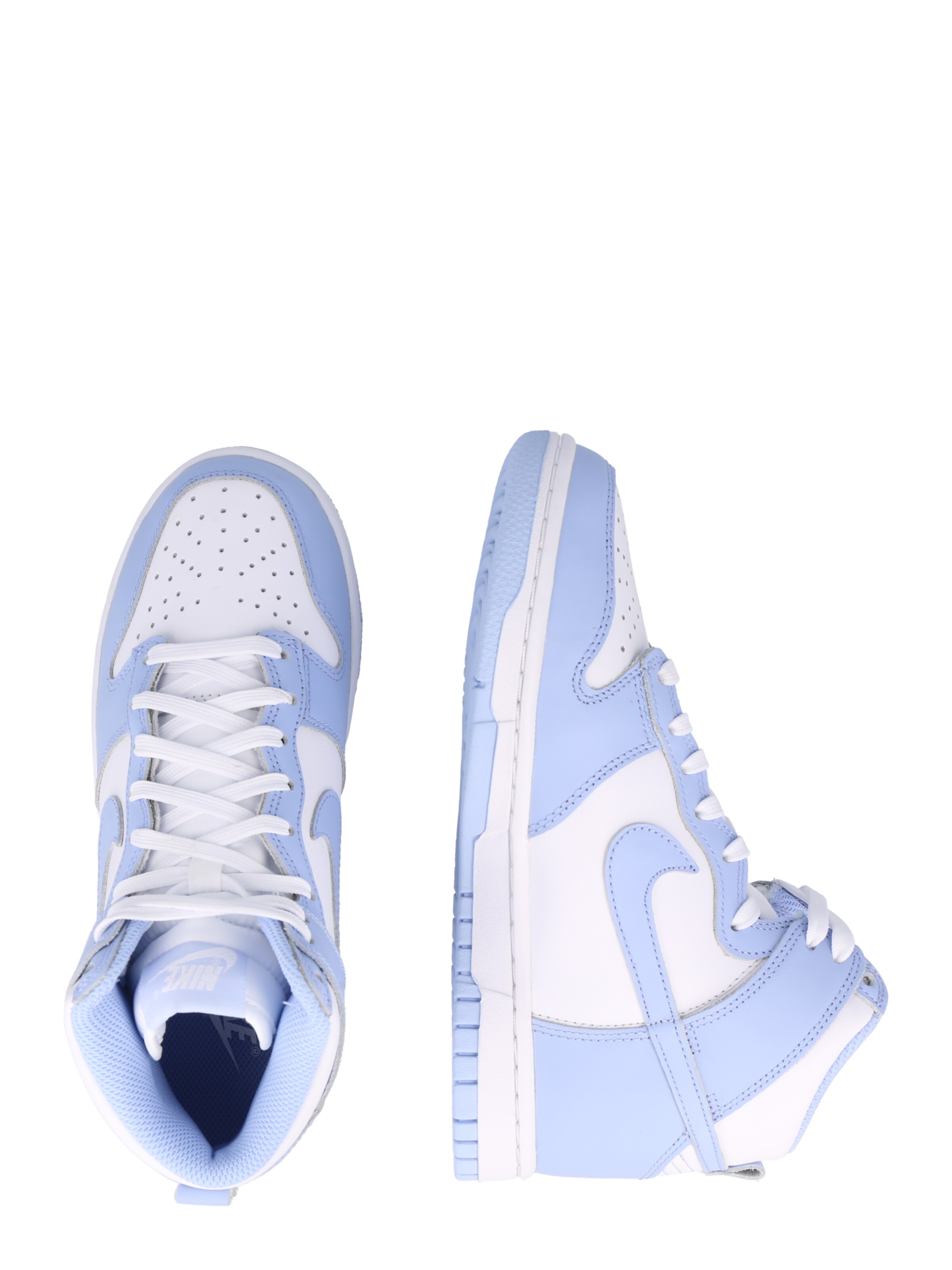 Nike Sportswear Hög sneaker 'DUNK HIGH' i vit