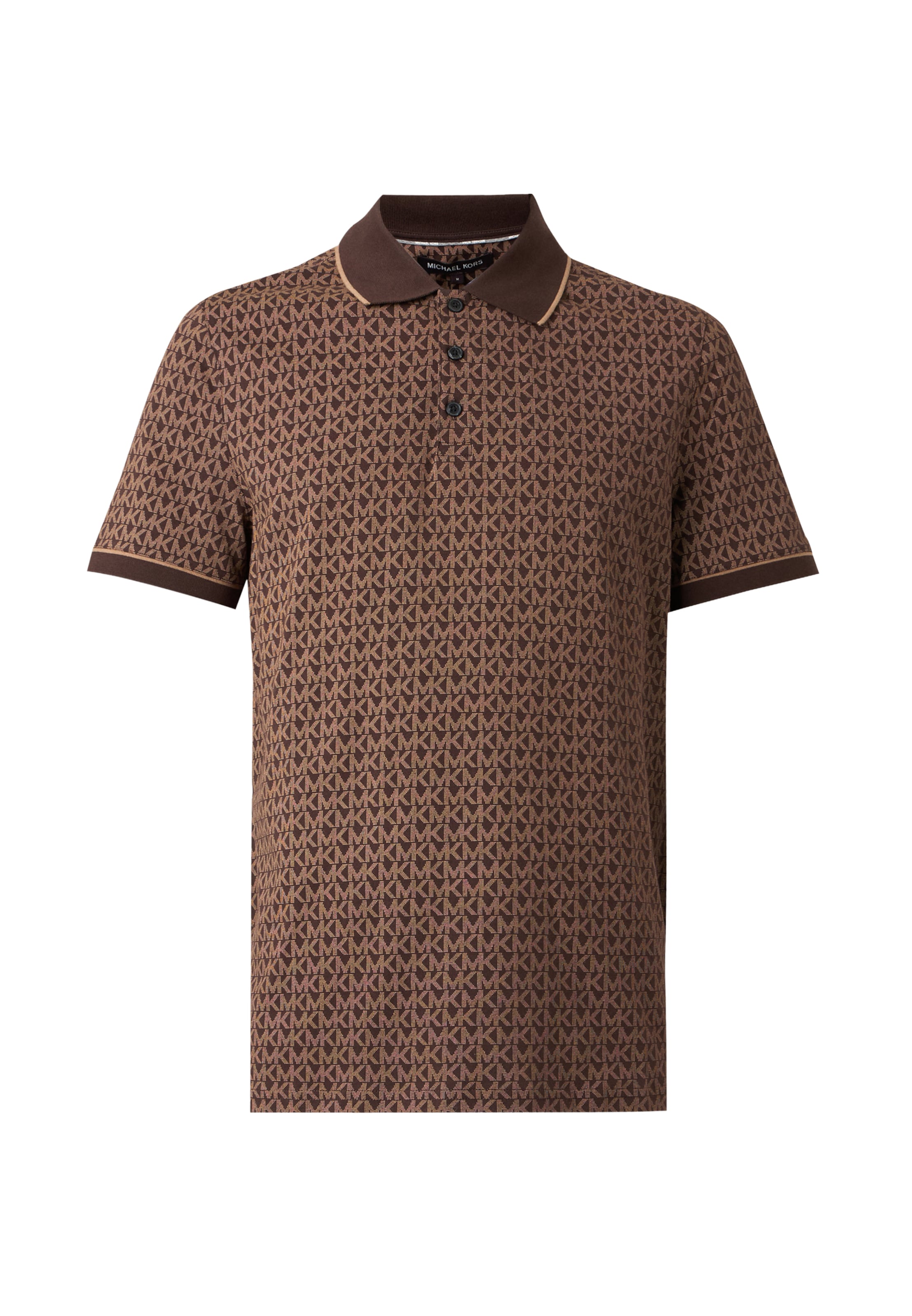 Michael Kors Poloshirt 'GRAMERCY' in Braun: Vorderseite