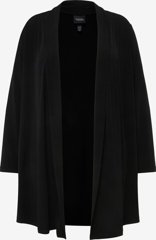 Ulla Popken Knit Cardigan in Black: front