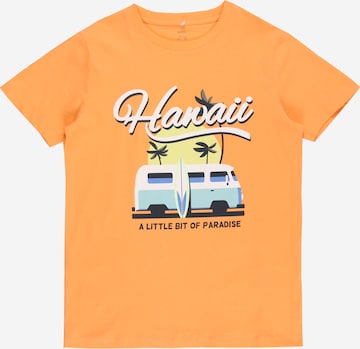 Guppy T-Shirt 'HUBERT' in Orange: predná strana
