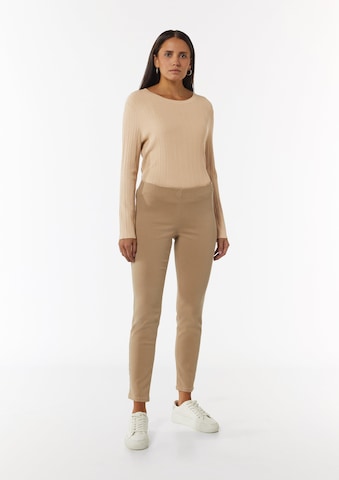 comma casual identity - Jersey en beige: frente
