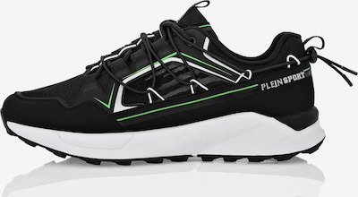 Sneaker bassa Plein Sport di colore verde neon / nero / bianco, Visualizzazione prodotti