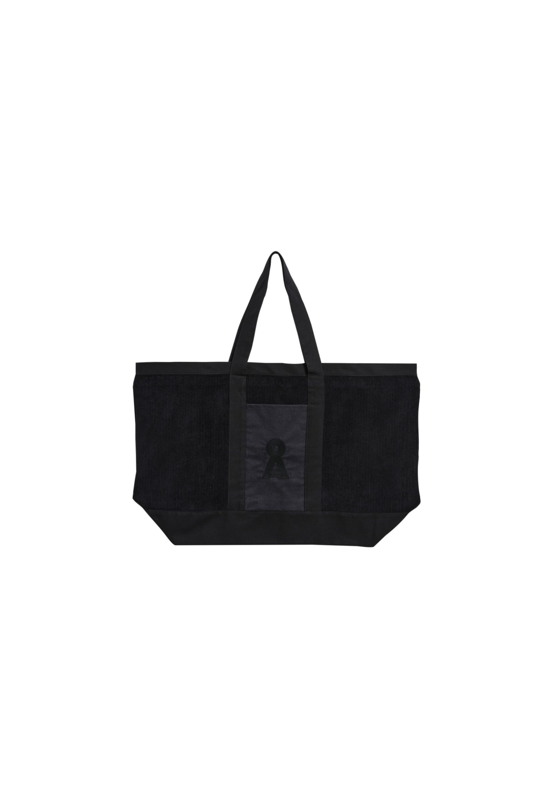 ARMEDANGELS Tasche XL PATCHWORK in Schwarz: Vorderseite