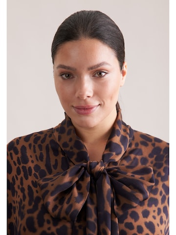 SEIDENSTICKER Blouse 'Ausgestellte' in Bruin