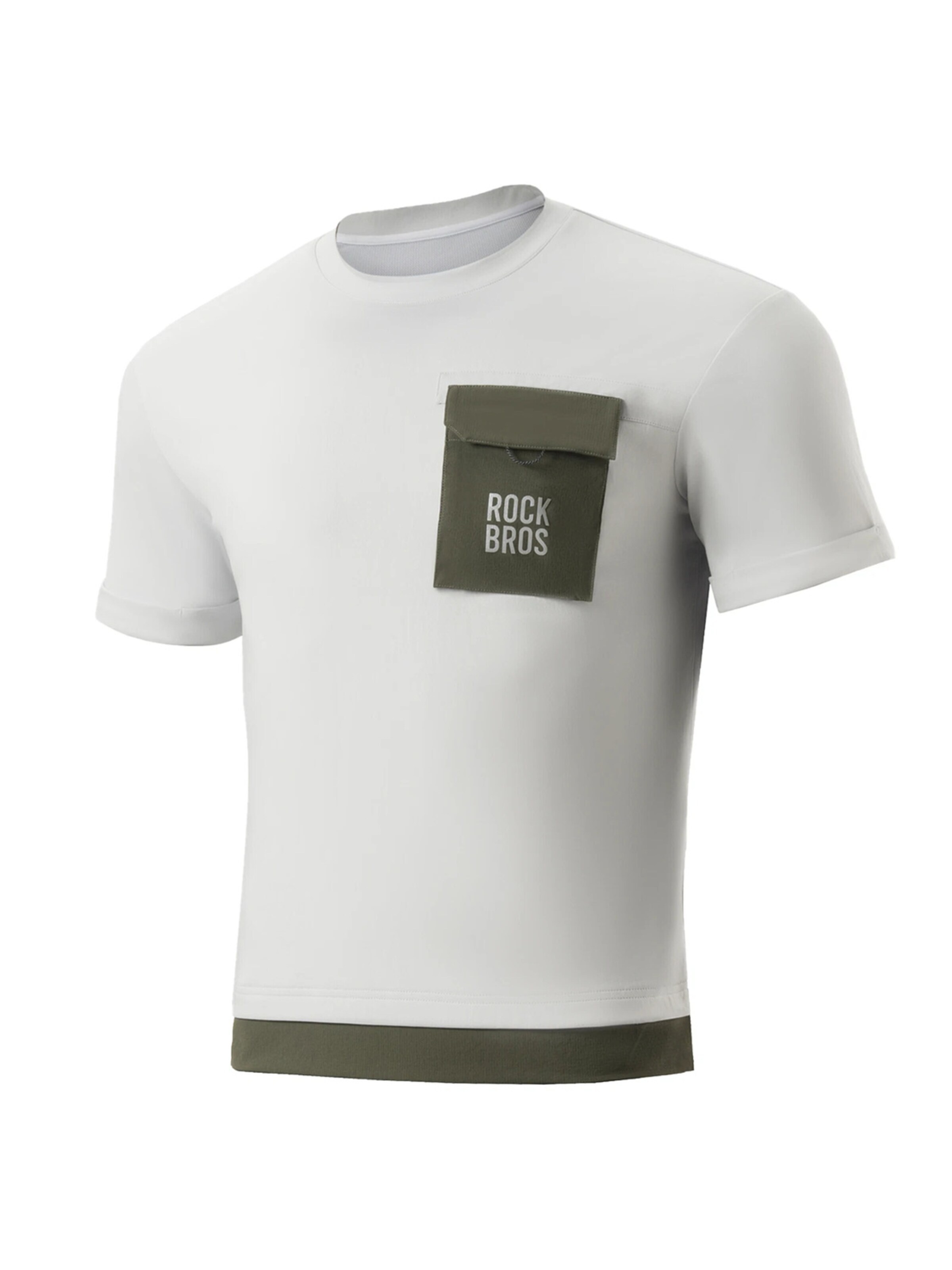 ROCKBROS Trikot 'Mountainbike Radtrikot Kurzarm'‌‌‌‌‌‌ in 4XL/Regular in grau, Produktansicht