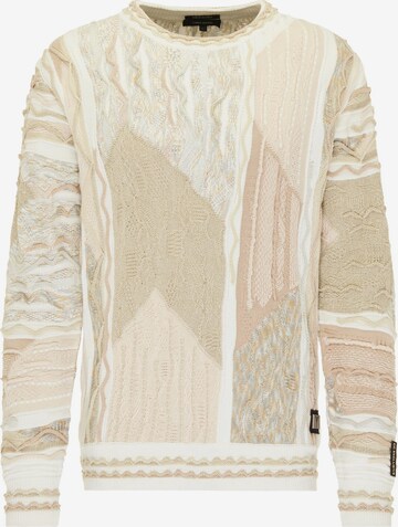 Carlo Colucci Pullover 'Comper' in Beige: predná strana