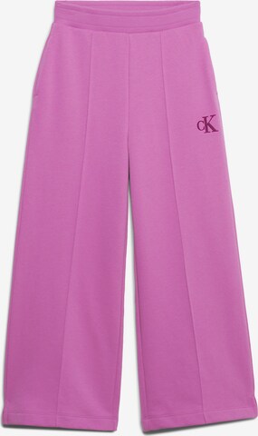 Pantalon Calvin Klein Jeans en violet : devant