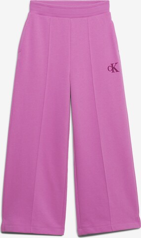 Calvin Klein Jeans Broek in Lila: voorkant