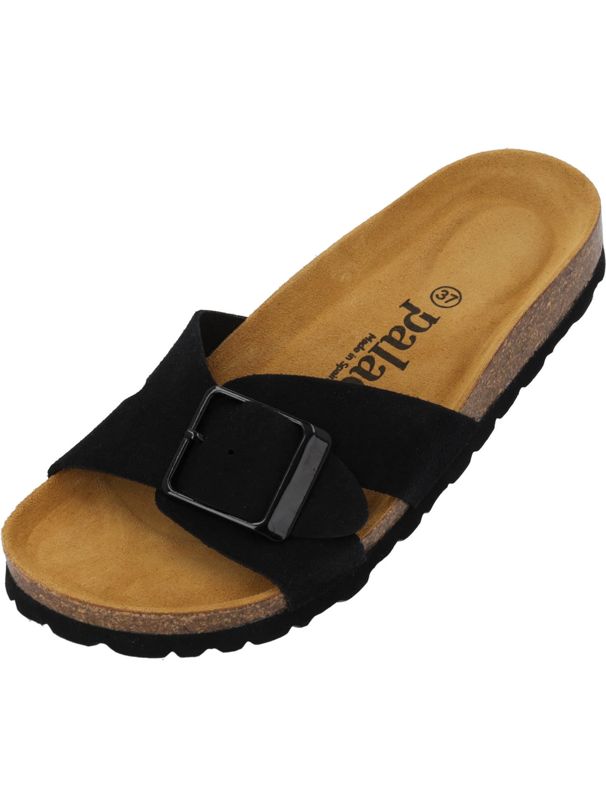 Palado Mules 'Palado Tinos Premium Leather' in Black: front