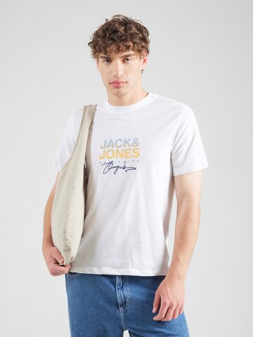 JACK & JONES Футболка 'JORCANGGU' в Белый: спереди