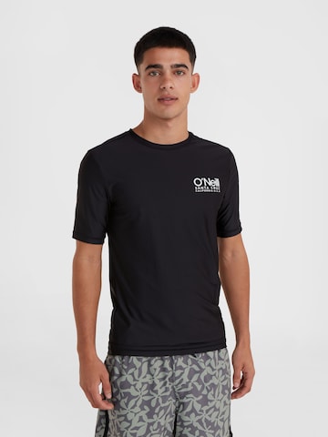O'NEILL Funkcionalna majica 'Essentials Cali' | črna barva: sprednja stran