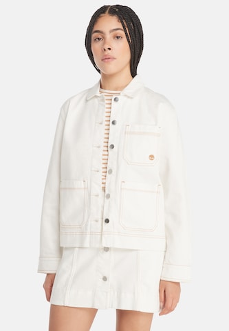 TIMBERLAND Between-season jacket in White: front