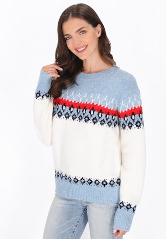 Pull-over usha BLUE LABEL en mélange de couleurs : devant