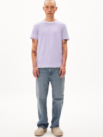 ARMEDANGELS Regular Fit T-Shirt 'James' (GOTS) in Lila