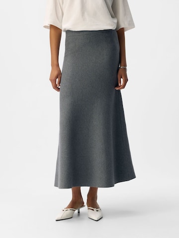 OBJECT - Falda 'REYNARD' en gris: frente