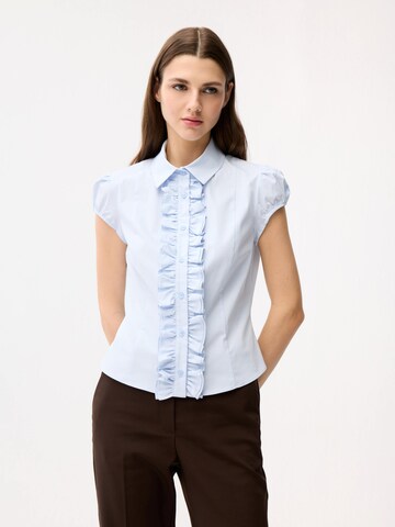 T-shirt adl en bleu : devant