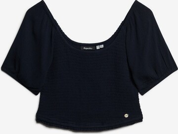 Superdry Blouse in Blauw: voorkant