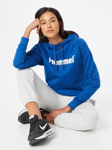 Hummel Sportief sweatshirt in Blauw