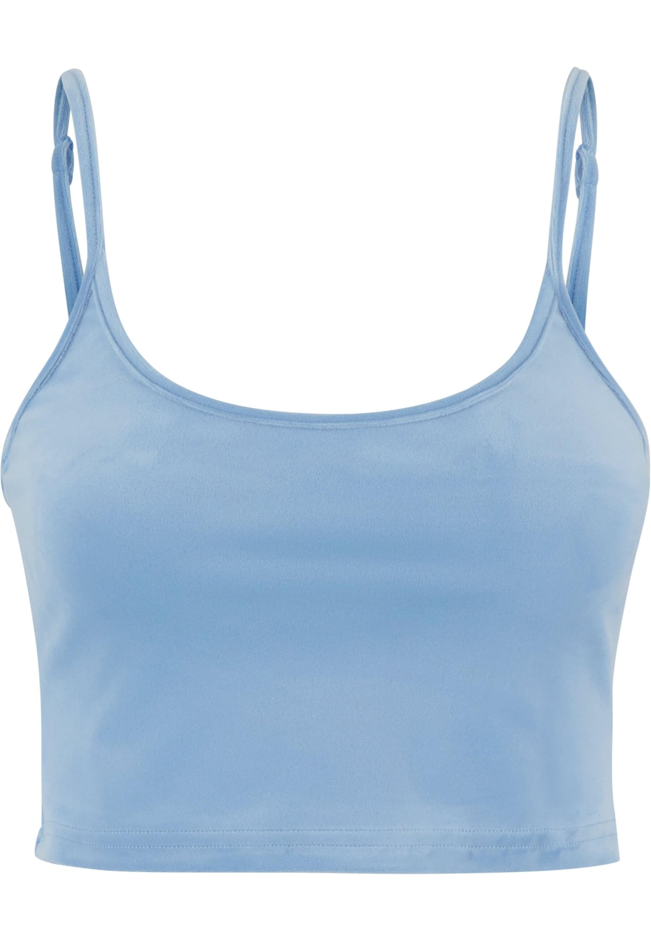 Top di Urban Classics in blu: frontale