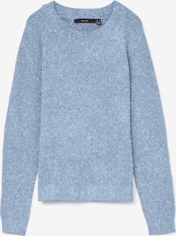 VERO MODA Пуловер 'VMDoffy' в синьо: отпред