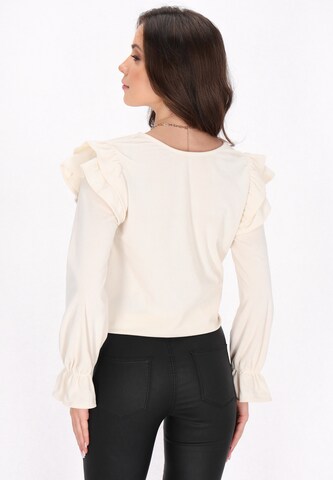 faina Blouse in Beige
