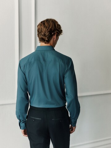 Next Средняя посадка Рубашка в Синий