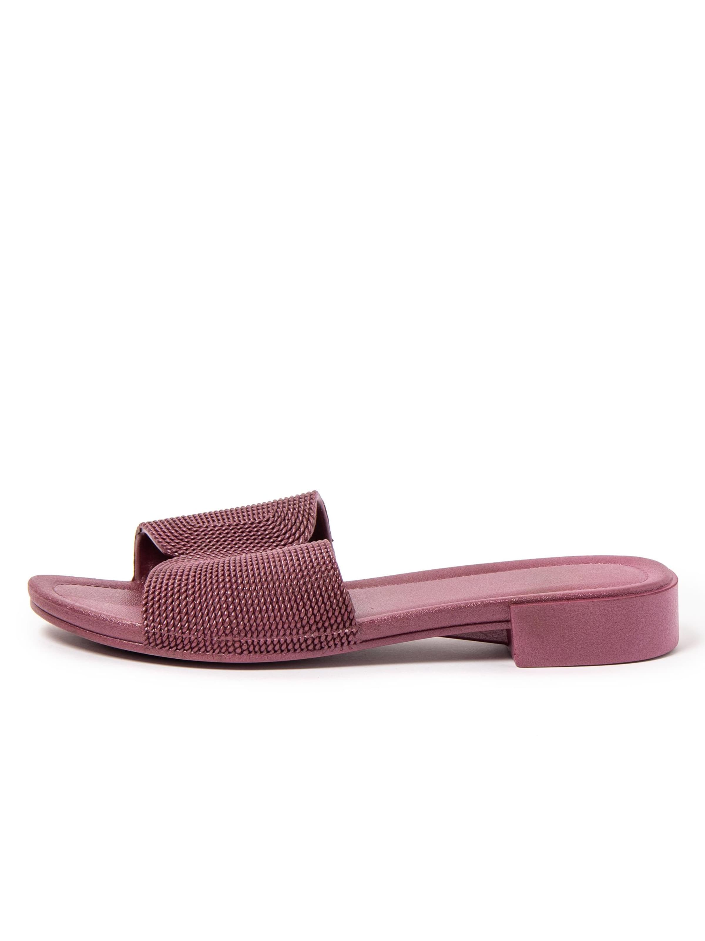 Brasileras Pantolette 'Platz'‌‌‌‌‌‌ in Rot: Vorderseite