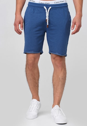 INDICODE JEANS Regular Shorts 'Aldrich' in Blau: predná strana