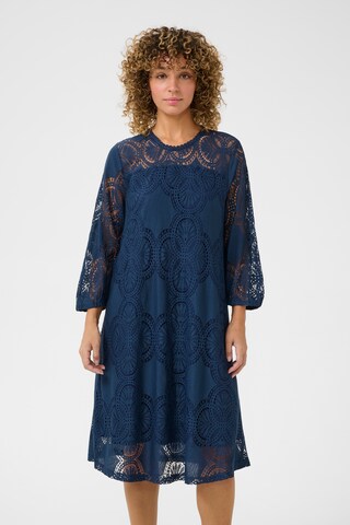 Robe 'Amaja' Cream en bleu : devant