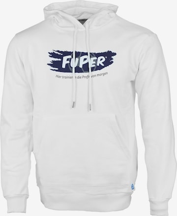 FuPer Sweatshirt 'Rudi' in White: front