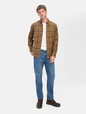 CAMEL ACTIVE Regular fit Button Up Shirt in Brown